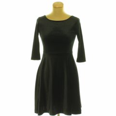 Esprit fekete tükörbársony ruha