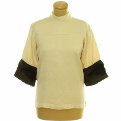 Zara műszőrmés barna felső