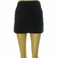 BDG sötétkék kordbársony szoknya