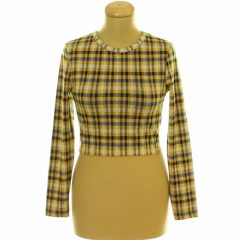 Fishbone kockás felső