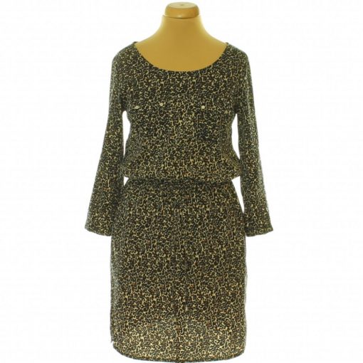 Reserved leopárdmintás barna ruha