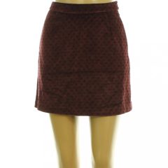 Jack Wills bordó plüssbársony szoknya