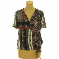 Yessica mintás viszkóz felső