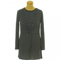 TU csíkos kék ruha