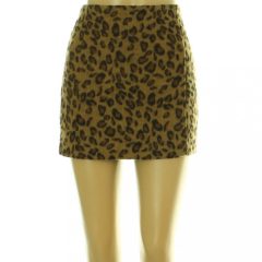 Topshop leopárdmintás gyapjú szoknya