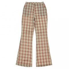 Shein kockás trapéznadrág