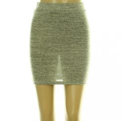 VILA zöld szürke kötött szoknya