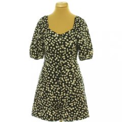 H&M mintás fekete overál