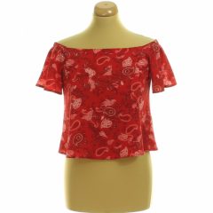 New Look mintás piros felső