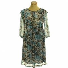 Virágmintás muszlin ruha