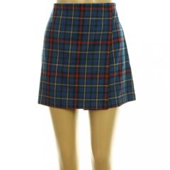 Subdued kockás kék szoknya