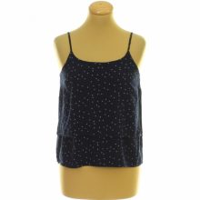 Clockhouse szívmintás kék felső