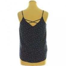 Clockhouse szívmintás kék felső