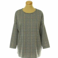 Papaya kockás felső