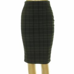 Atmosphere kockás fekete szoknya