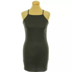Miss Selfridge mintás fekete miniruha