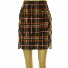 Papaya kockás szoknya