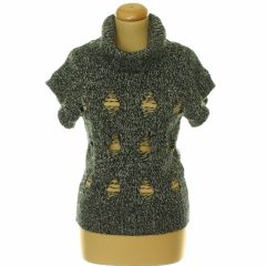 Orsay ezüstszálas szaggatott kötött pulóver