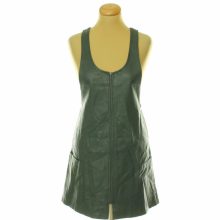 Atmosphere zöld műbőr ruha