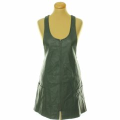 Atmosphere zöld műbőr ruha