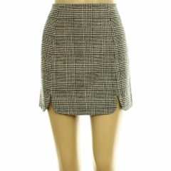 New Look tyúklábmintás gyapjúkeverék szoknya