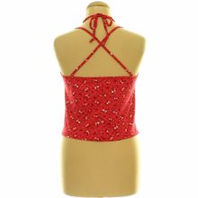 Pretty Little Thing virágmintás piros felső