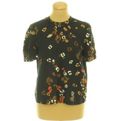 Vero Moda mintás fekete felső