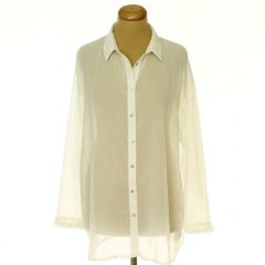 Missguided tolldíszes fehér oversize ing