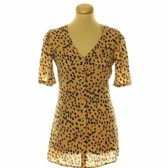 Boohoo mintás barna ruha