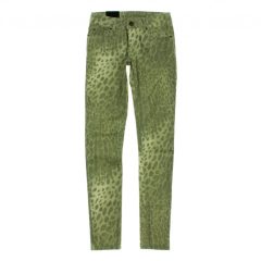 Hallhuber mintás zöld farmer