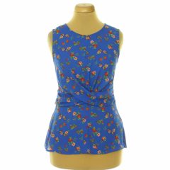 Primark virágmintás kék felső