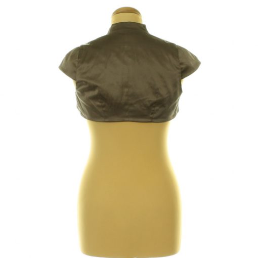 Comma barna szatén boleró