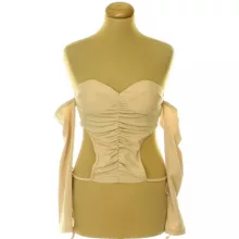 Shein bézs top