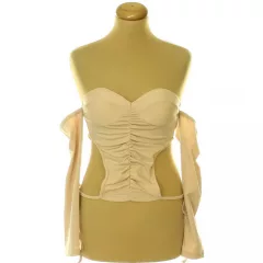 Shein bézs top