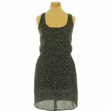 Forever21 pöttyös fekete ruha