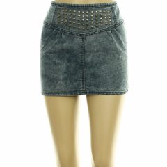 Denim Co. szegecses koptatott farmer szoknya