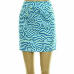 Shein mintás kék szoknya