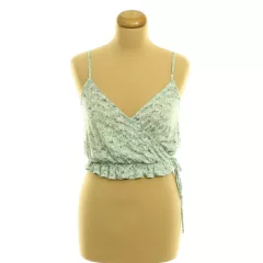 Primark mintás zöld top