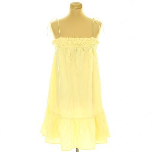 Primark gumírozott sárga ruha