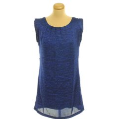 H&M mintás kék szatén ruha