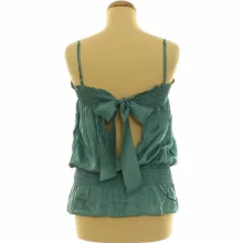 Topshop gumírozott zöld felső