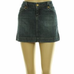 Mango koptatott farmer miniszoknya