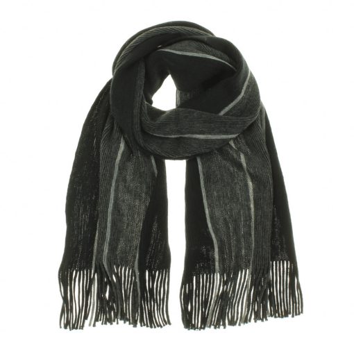 Peacocks csíkos kötött férfi sál