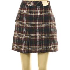 TU kockás szövetszoknya