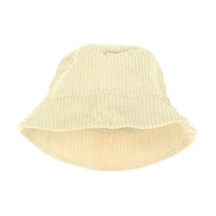 New Yorker bézs kordbársony sapka