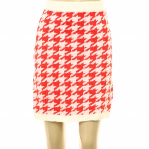 Missguided tyúklábmintás kötött szoknya