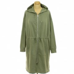 Nutmeg khakizöld pulóver-kabát