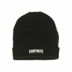 Fortnite fekete kötött gyerek sapka