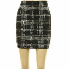 New Look kockás fekete szoknya