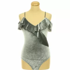 Tally Weijl szürke bársony body